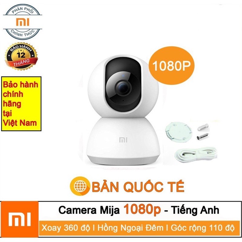 Camera Wifi - Camera Xiaomi IP 3.0 Mpx-1080P-PTZ SE Xoay 360,Đàm Thoại,Cảnh Báo Chuyển Động,Ống Kính 110-F2.1 [BH 2 Năm]