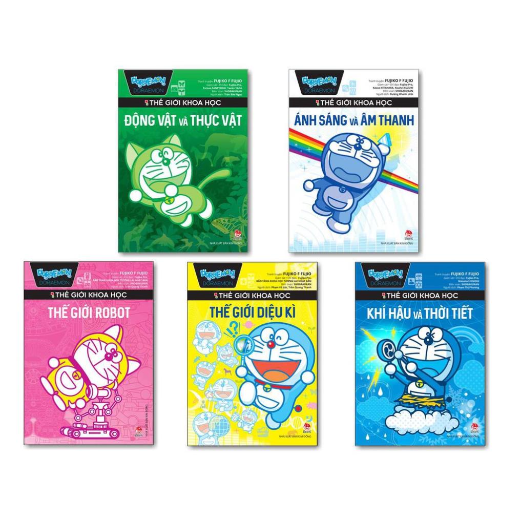 Sách – Doraemon Thế Giới Khoa Học (Lẻ tùy chọn 5 cuốn) NXB Kim Đồng