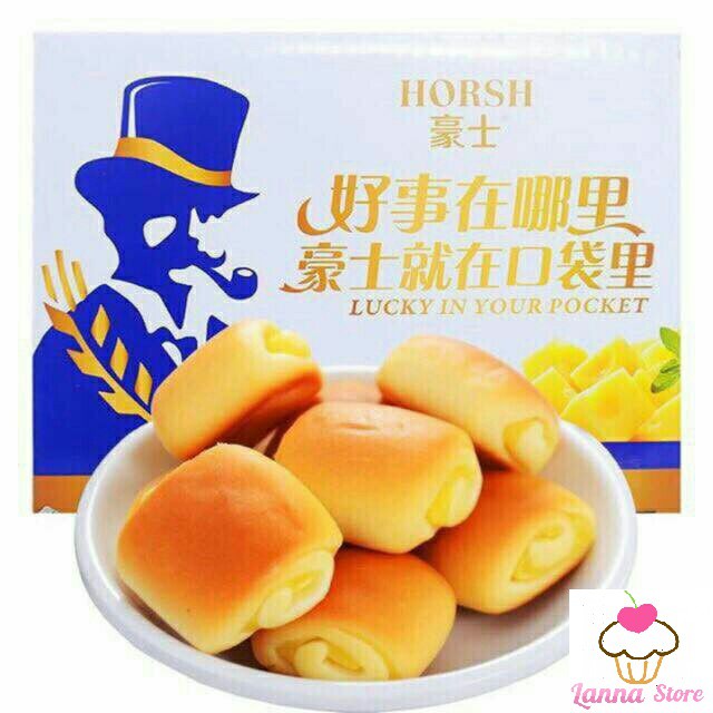 [Mã GROSALE2703 giảm 8% đơn 250K] Combo 1kg Bánh phô mai viên Horsh - Đài Loan (Gồm 26 túi)
