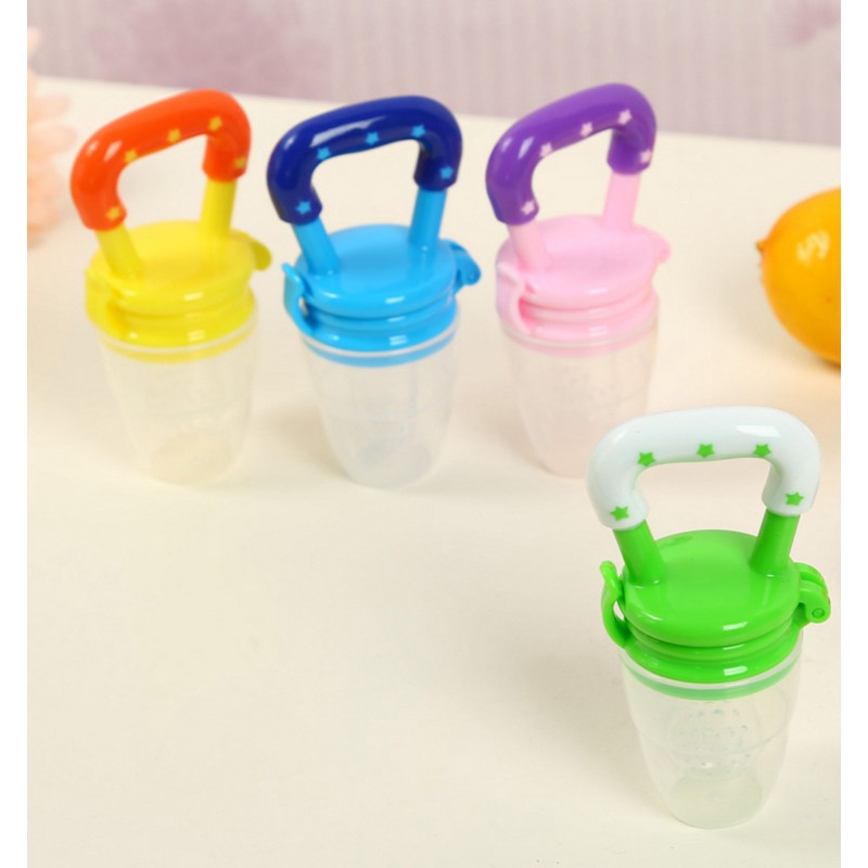 Núm nhai silicone an toàn cho bé từ 6 tháng tập ăn dặm (loại 1 núm nhai)