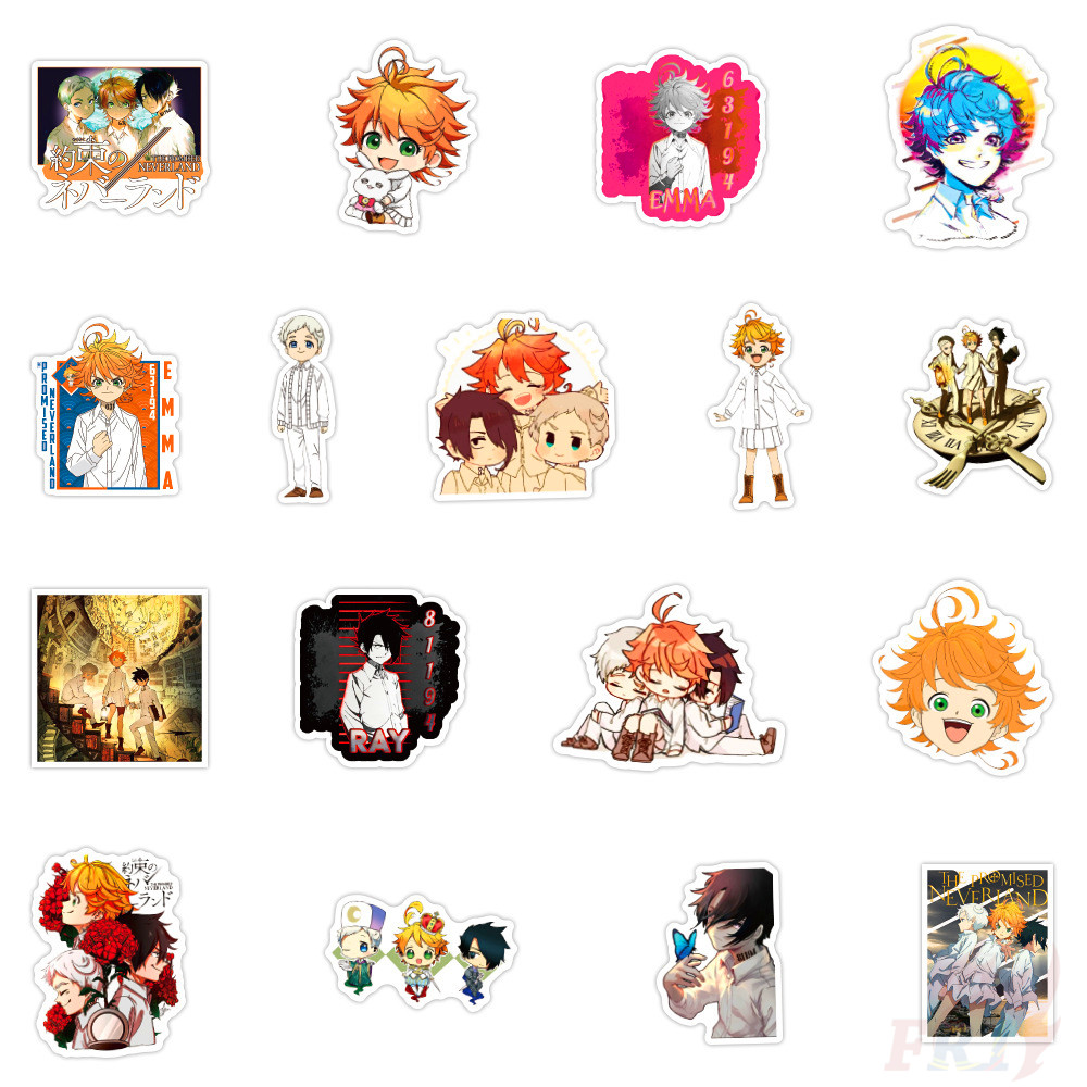 ❉ The Promised Neverland - Series 03 CloverWorks Anime Stickers ❉ 50Pcs/Set Fashion DIY Decals Doodle Stickers