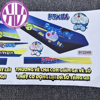 Tem Dream DORAEMON 7 màu rực rỡ - Tem Dream chế