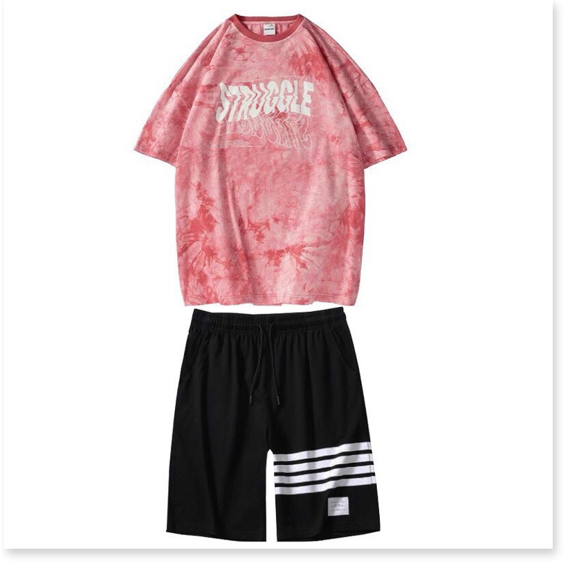 SET BỘ ĐỒ THUN HÈ NGẮN THỂ THAO CỰC CHẤT THỜI TRANG KME FASHION