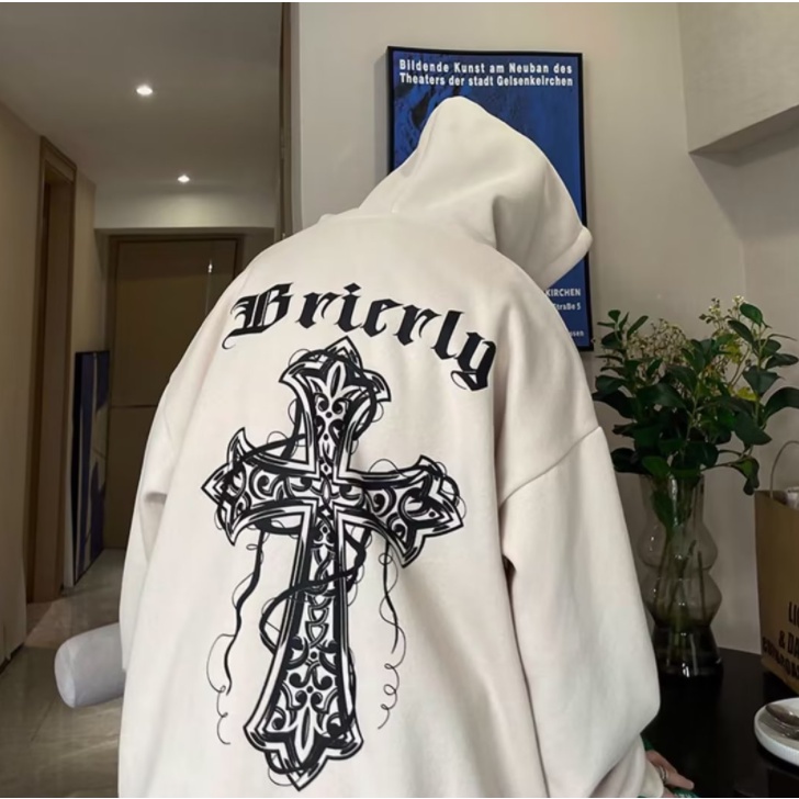 Áo Hoodie Dáng Rộng Thời Trang Cho Nam Nữ