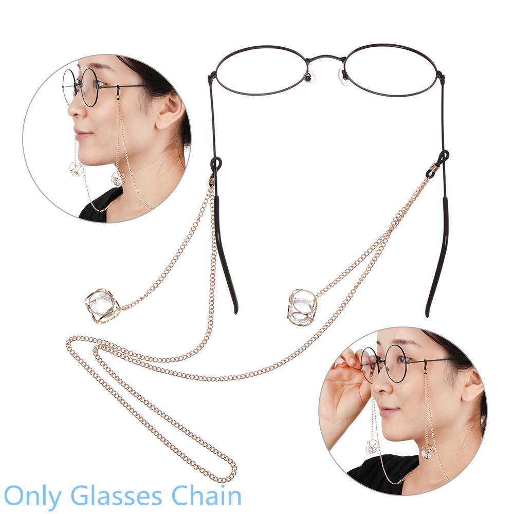 Dây xích kim loại xinh xắn chuyên dụng trang trí kính mắt