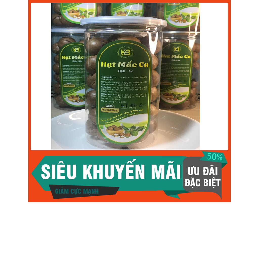 Hạt Macca Hữu Cơ Sạch, Chất Lượng [Mắc ca Loại 1 Giá Sỉ] tặng kèm dụng cụ tách hạt | BigBuy360 - bigbuy360.vn