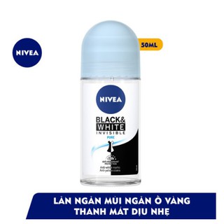 Lăn Khử Mùi Nữ Black & White Nivea 50ml