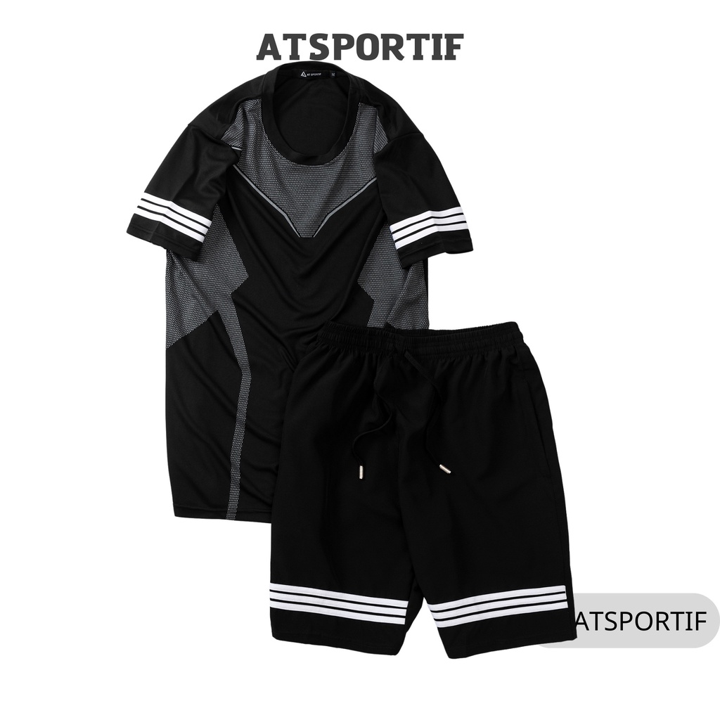 Bộ thể thao nam mặc nhà ATMAN cao cấp ,chất liệu thun lạnh quần dù siêu mát ,năng động