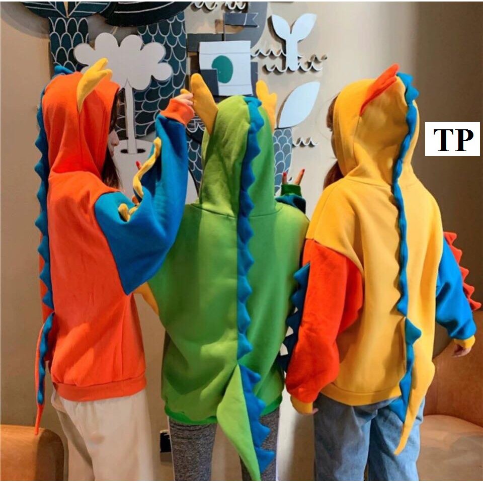 ÁO hoodie KHỦNG LONG SỪNG(ẢNH THẬT)