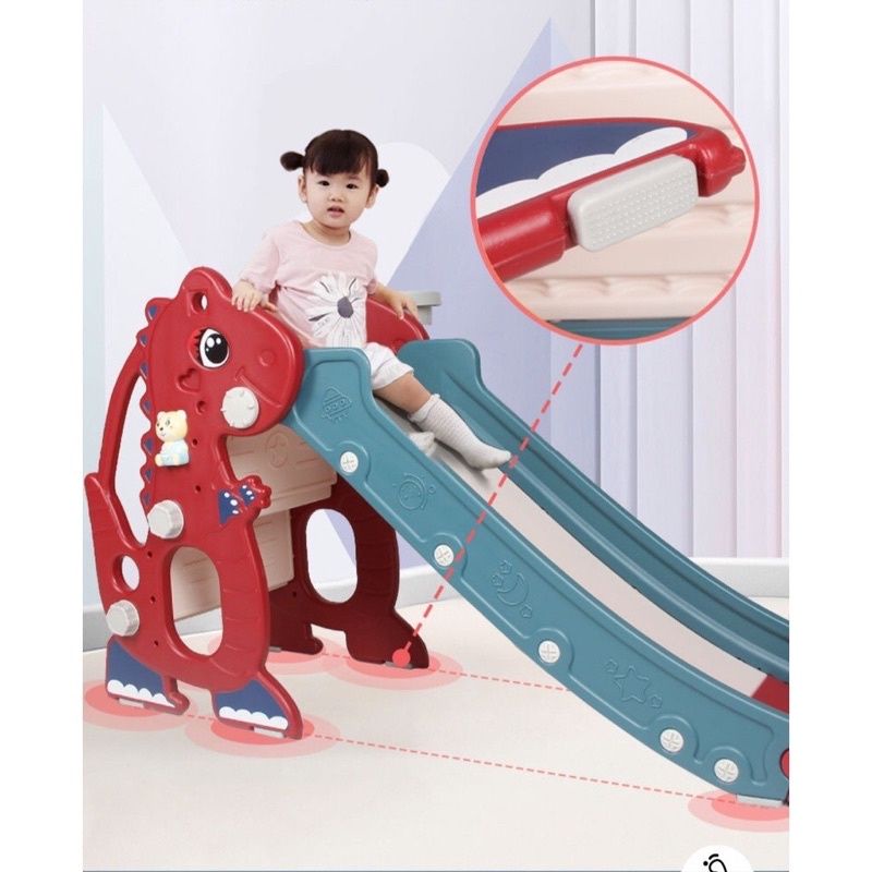 Cầu trượt cho bé cao cấp, cầu trượt khủng long