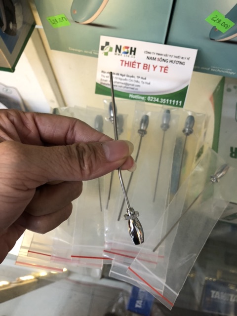ỐNG HÚT DỊCH XOANG MŨI INOX ỐNG INOX HÚT DỊCH MŨI THÉP KHÔNG HỈ HÀNG PAKISTAN