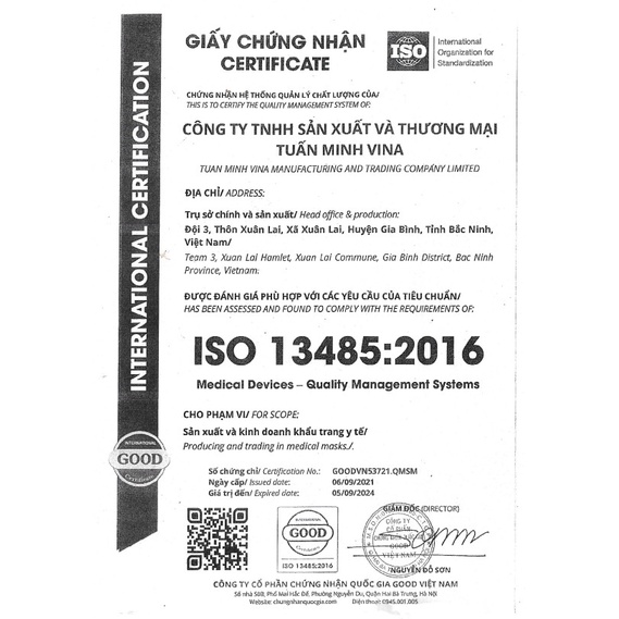 Khẩu trang N95 Có van thở cao cấp, Khẩu trang N95 chính hãng - Xuất khẩu đi Mỹ, có chứng nhận FDA