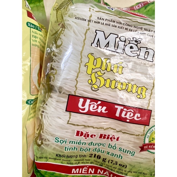 Miến đậu xanh Phú Hương yến tiệc gói 210g