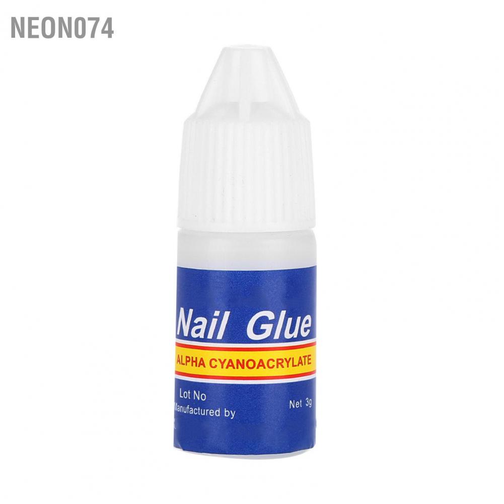 [Hàng mới về] Bộ 5 lọ keo dán móng tay 3g dung đính hạt đá trang trí