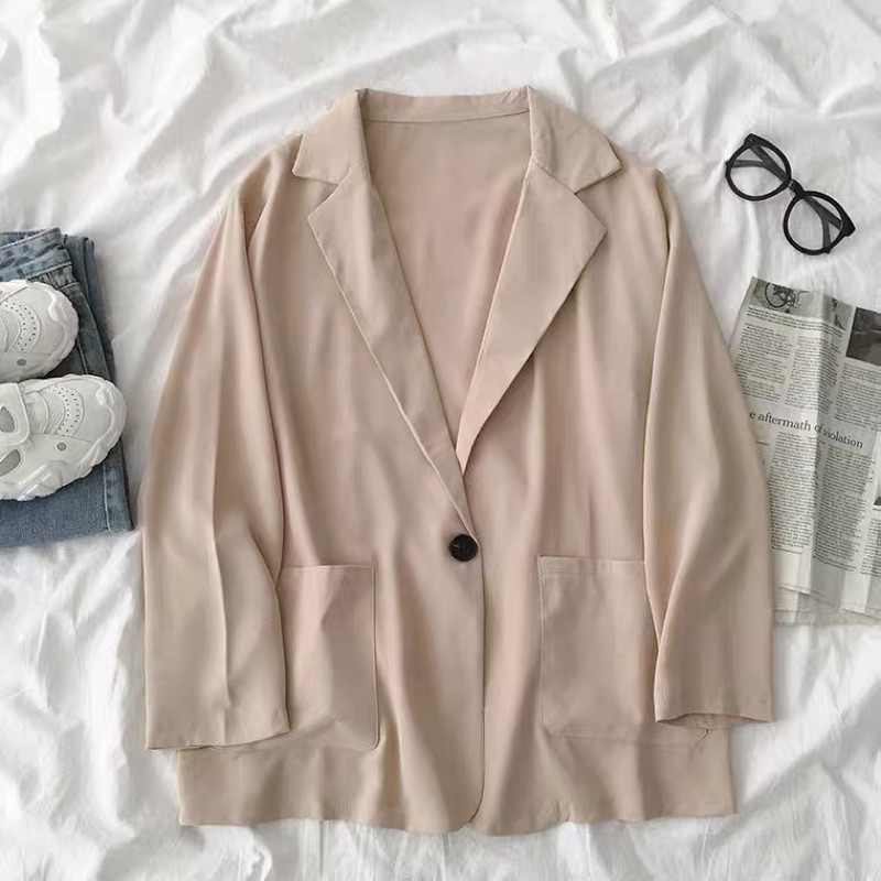 [Sẵn Theo Phân Loại] Áo Khoác Nữ Blazer Vải Mỏng Dài Tay Bigsize Mặc Bay Bay Không Đứng Form | BigBuy360 - bigbuy360.vn