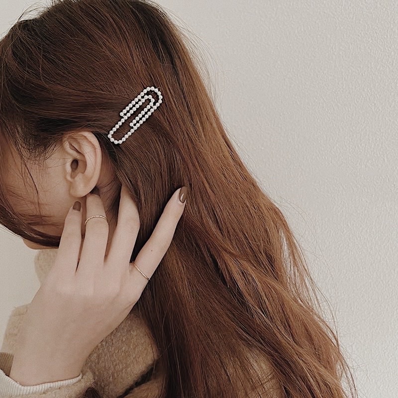 Kẹp tóc nơ nữ tính style Hàn Quốc