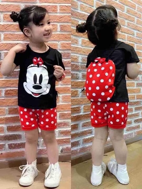 Set bộ kèm ba lô cho bé mã B2067