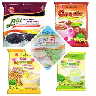 Bột Gạo lứt/Đậu xanh/Đậu nành/Mè đen hạt sen,5 thứ đậu Bích Chi