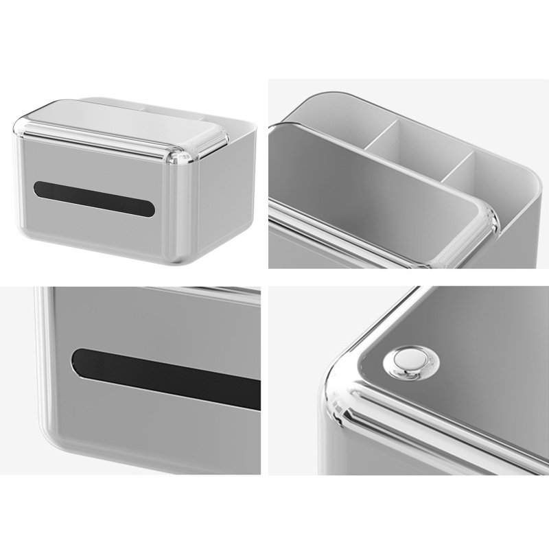 Hộp Đựng Khăn Giấy Siêu Nhẹ Có Nắp Đậy Giá Đỡ