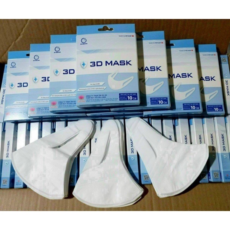 Khẩu trang 3D MASK, khẩu trang diệt khuẩn ,chống bụi cao cấp hộp 10 cái thienly_3979 | BigBuy360 - bigbuy360.vn