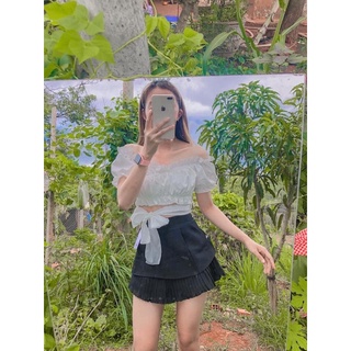 Áo croptop tay ngắn