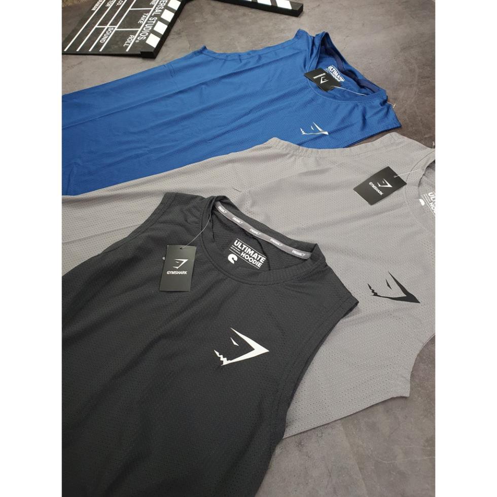 Áo Tập GYM Cao Cấp Sát Nách Gymshark Lưới ⚜️ FREESHIP ⚜️ Thoáng Mát Thấm Hút Mồ Hôi, Không Nhăn ་