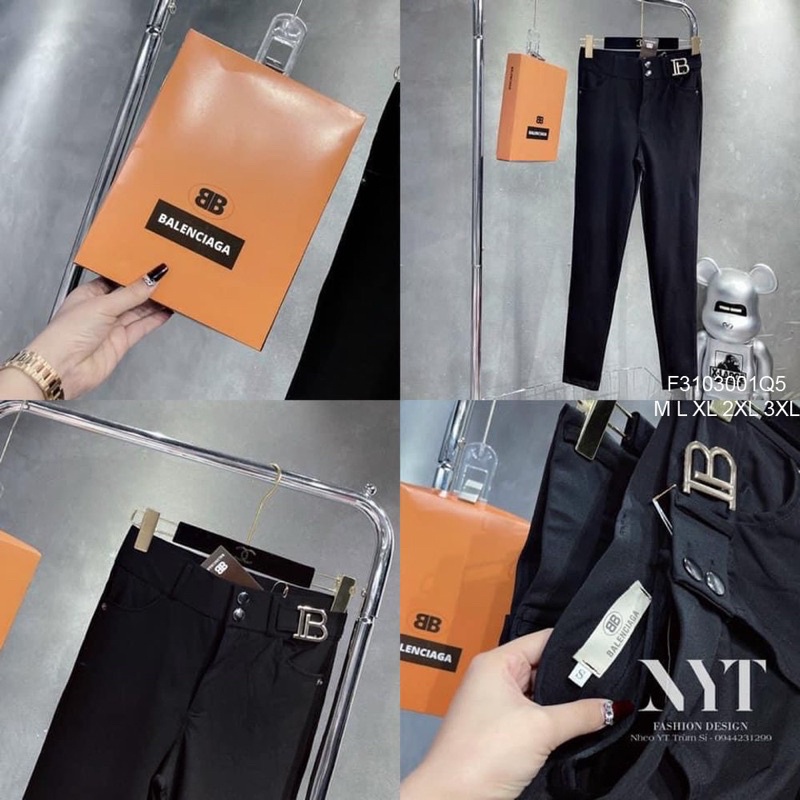 Quần legging uni 2 nút