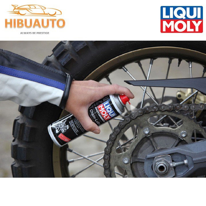 { CHÍNH HÃNG } Bộ 6 Chai Vệ Sinh Dưỡng Sên Cao Cấp Liqui Moly Kettenspray Weib 1591 400ml Hibuauto