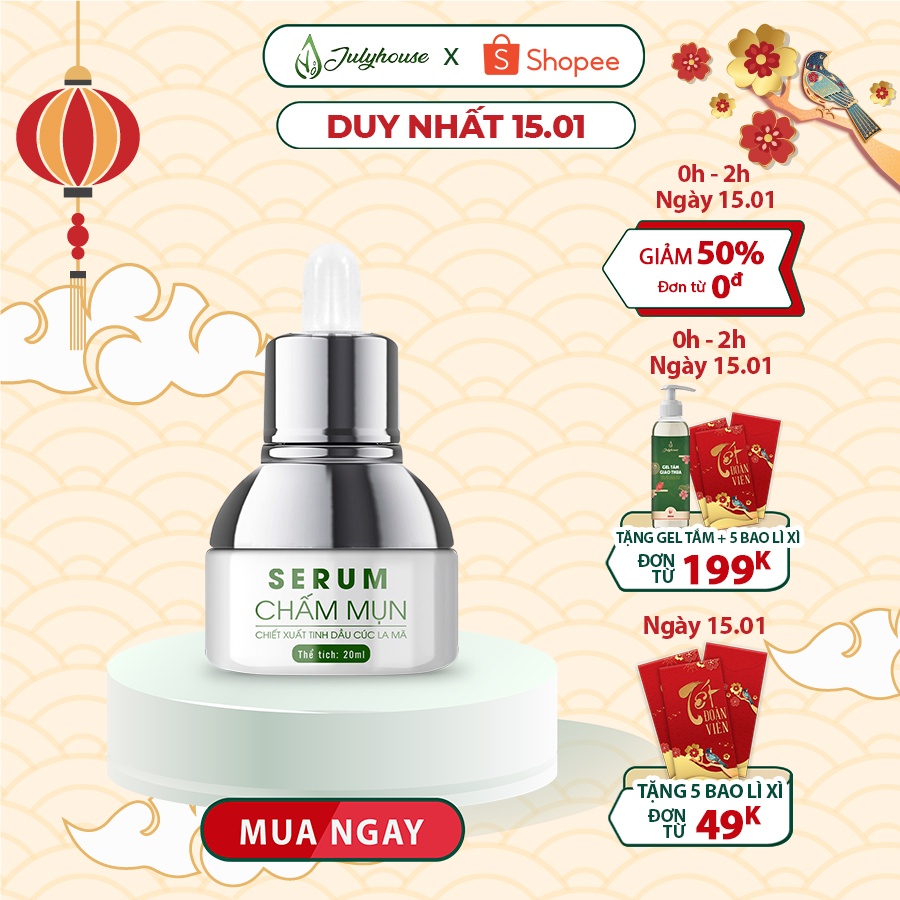 Serum chấm mụn Cúc La Mã 20ml JULYHOUSE, sạch mụn thêm tự tin