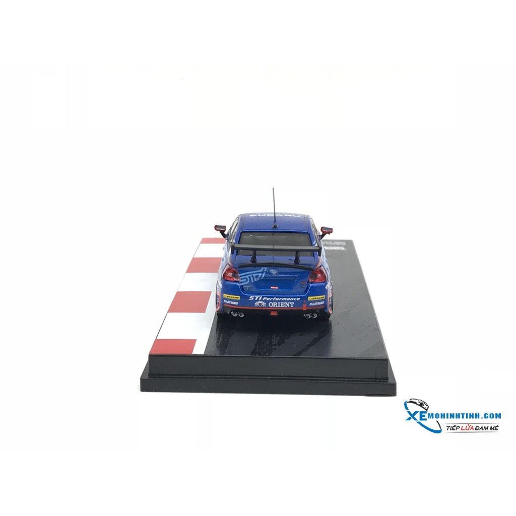 Xe Mô Hình Subaru WRX STI NBR 24H Challenge 2014 1:64 Tarmac Works ( Xanh Dương )