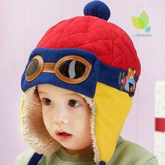 Mũ Trùm Đầu Che Tai Giữ Ấm Cho Bé