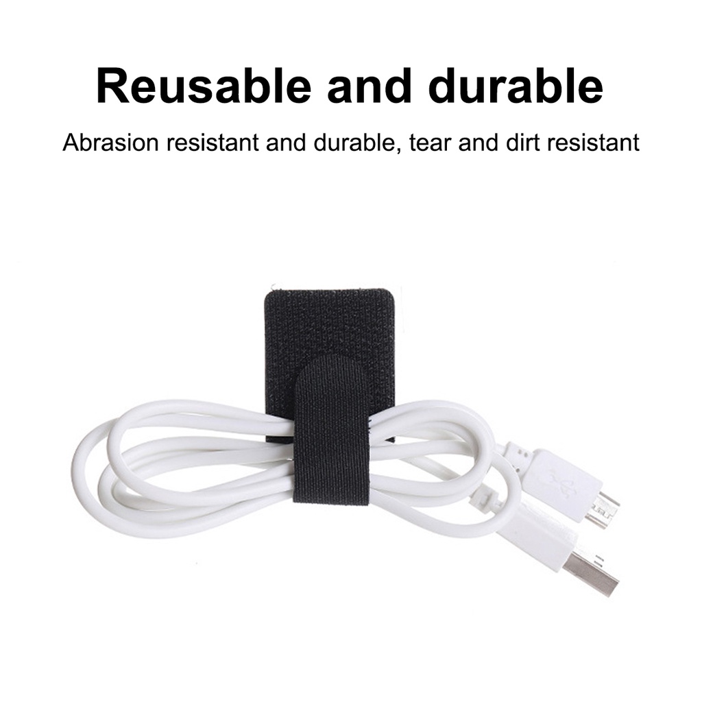 1 / 5 / 10 / 20 Dây Dán Cố Định Dây Cáp Tiện Lợi