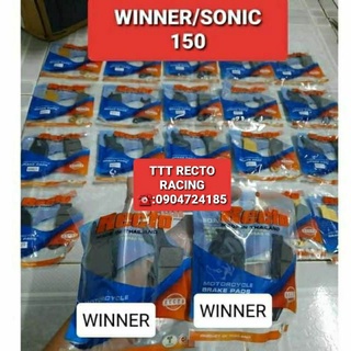 Bố thắng đĩa trước+sau WINNER/WINNER X/SONIC 150 CHÍNH HÃNG RECTO