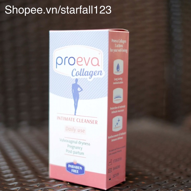 Combo 2 hộp dung dịch vệ sinh phụ nữ Proeva Collagen - làm hồng, thơm, se khít- nhập khẩu từ Italia