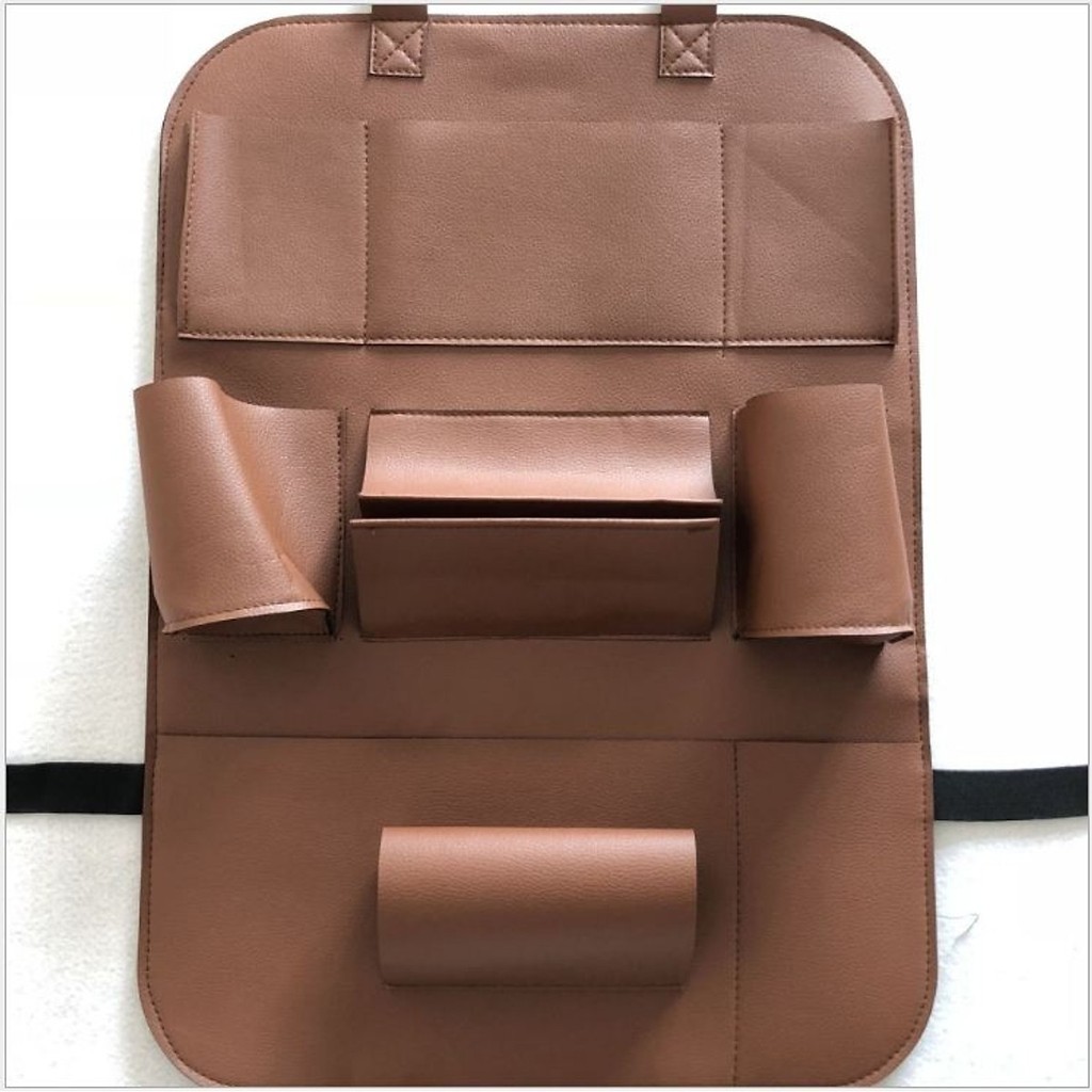 Túi để đồ treo sau ghế ô tô bằng Da PU cao cấp,Tăng không gian sử dụng của xe nhờ sắp xếp đồ đạc gọn gàng