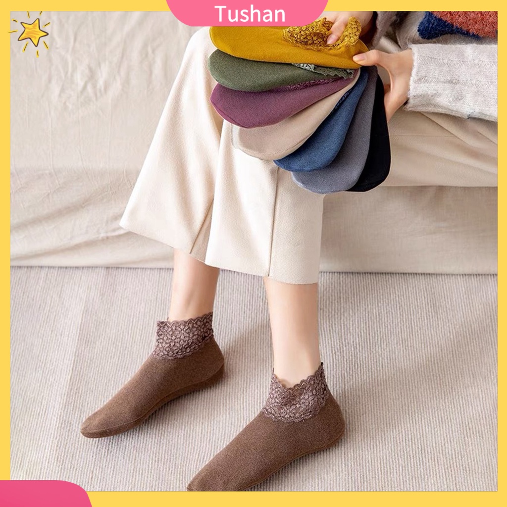 Vớ dày dặn nhẹ màu sắc đơn giản cho nữ