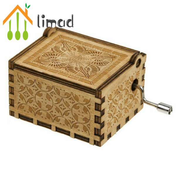 【COD】# limad To My Wife Engraved Wood Music Box Anniversary Valentines' Gifts