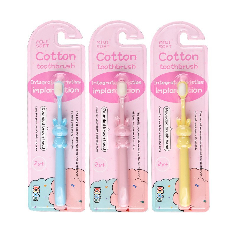 [Mã 267FMCGSALE giảm 8% đơn 500K] Bàn chải đánh răng triệu sơi mini soft , cotton chất lượng cao cho bé từ 6m+