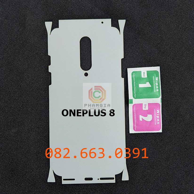 Dán PPF bóng, nhám cho Oneplus 8 màn hình, mặt lưng, full lưng viền siêu bảo vệ