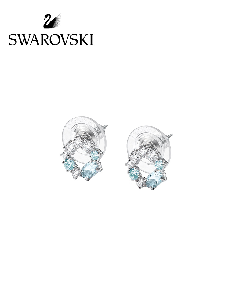 FLASH SALE 100% Swarovski Bông Tai Cá Tính Nữ ATTRACT Nhẫn thanh lịch FASHION Earrings trang sức đeo Trang sức