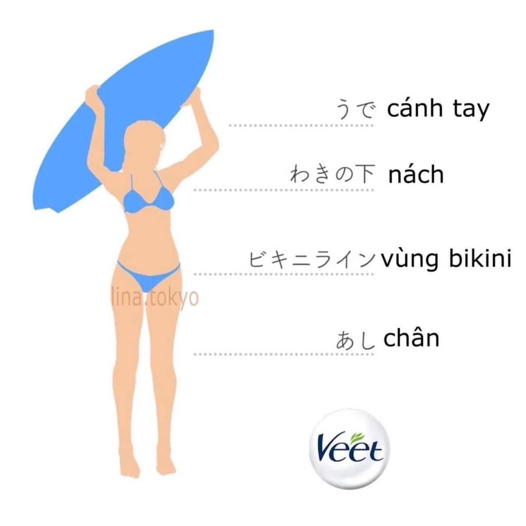 Kem Tẩy Lông Veet Nhật Bản 150g