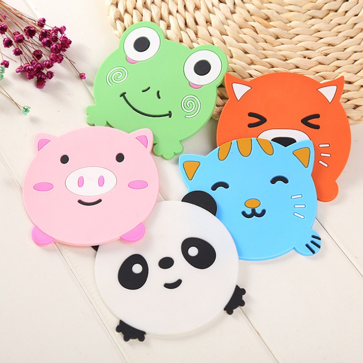 Combo 5 Lót Ly Hình Thú Cao Cấp