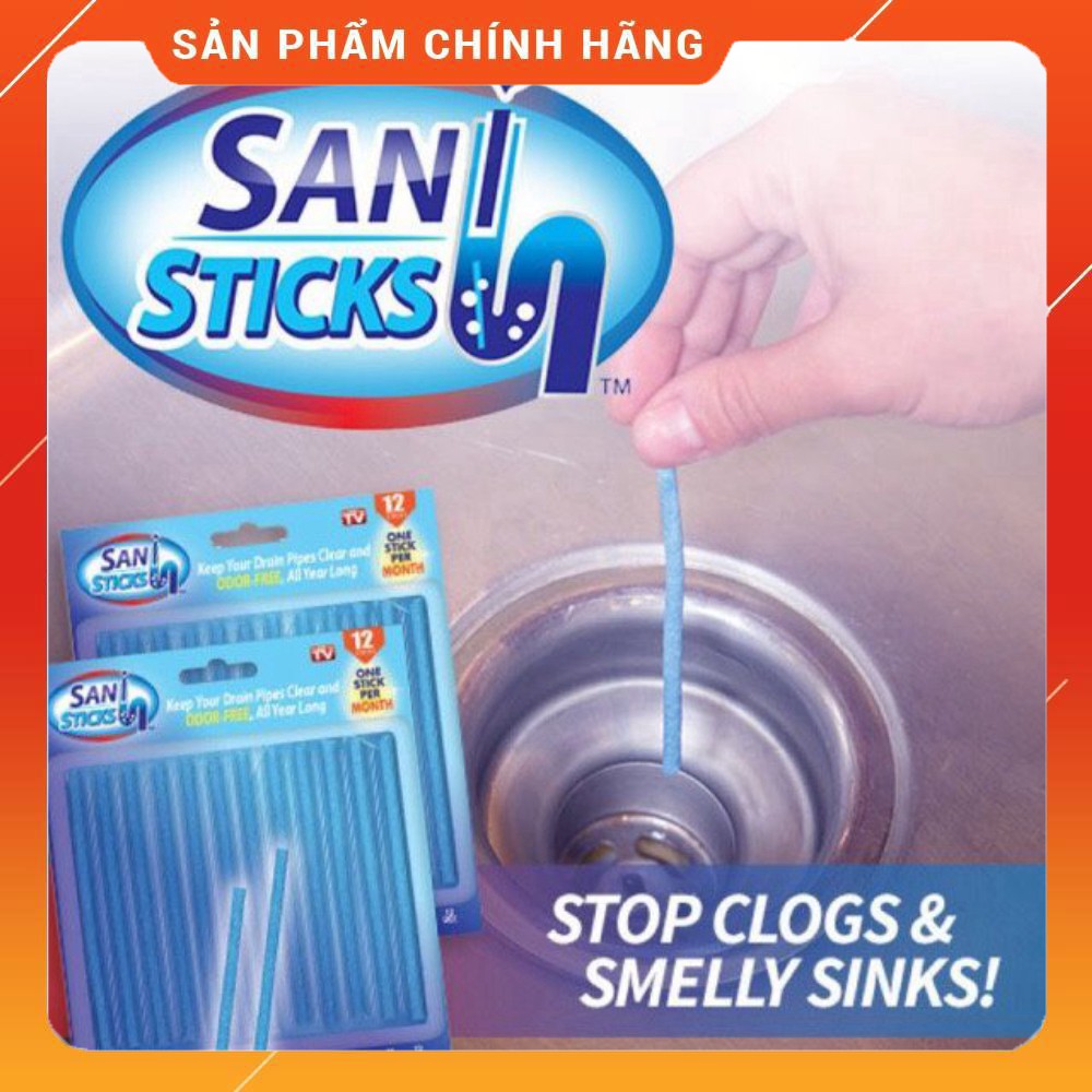 [ Giá tại kho ] Sani trị tắc nghẽn bồn rửa(hộp 12 que) Linh Kiện Thiện Phát - 308 Thống Nhất Là nhà phân phối linh điện 