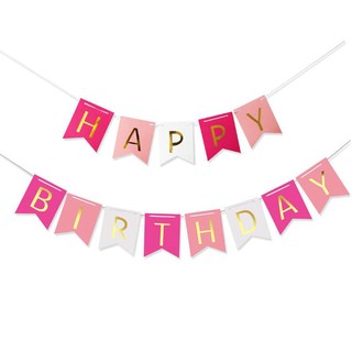 Dây Cờ Chữ happy birthday Trang Trí Tiệc Sinh Nhật Cho Bé