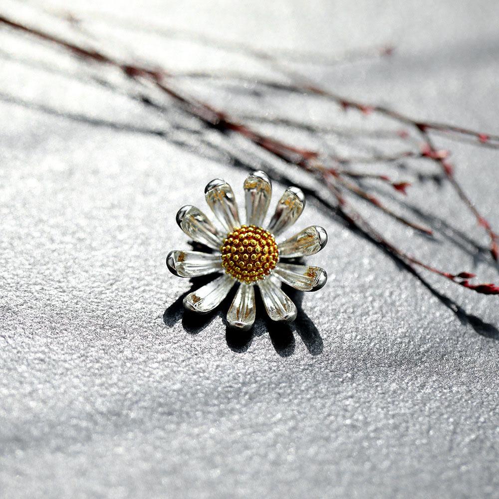 JARRED Trâm Cài Áo Hình Hoa Cúc Dễ Thương Dành Cho Nữ