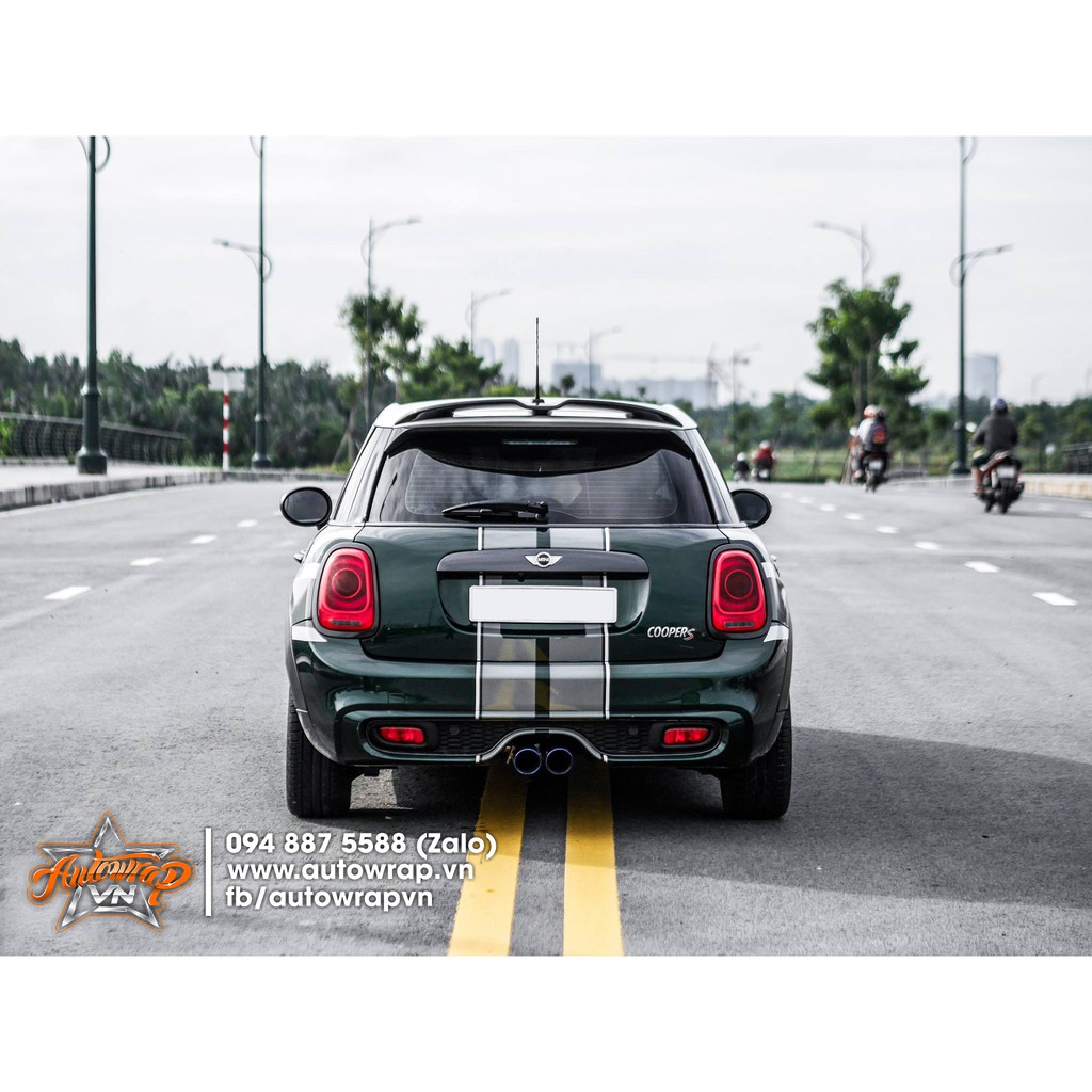 Tem họa tiết xe Mini Cooper S UK Flag - Tem họa tiết ô tô, tem dán sườn xe thể thao