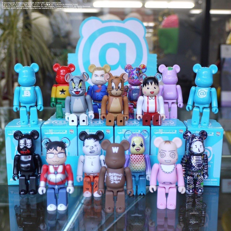 Details about   Medicom Bearbrick Be@rBrick 100% Series 41 Cute Chibi Maruko Chan Overall Shorts 