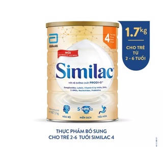 1 lon sữa bột similac 4 1.7kg