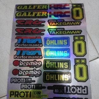 Tem tấm logo 7 màu