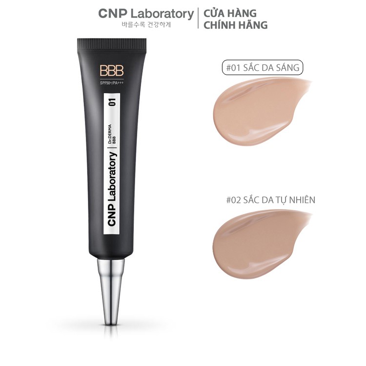 [Mã COSDEP18 giảm 10% đơn 600K] Kem nền BB 3 trong 1 CNP Laboratory Dr.Derma BBB SPF50 PA+++ 30ml